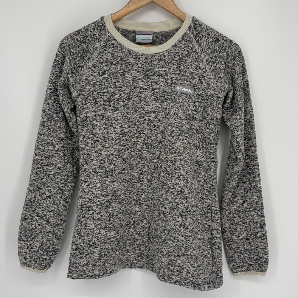 Columbia Pullover Sweatshirt Women’s Size XS Marled Space Dye Knit